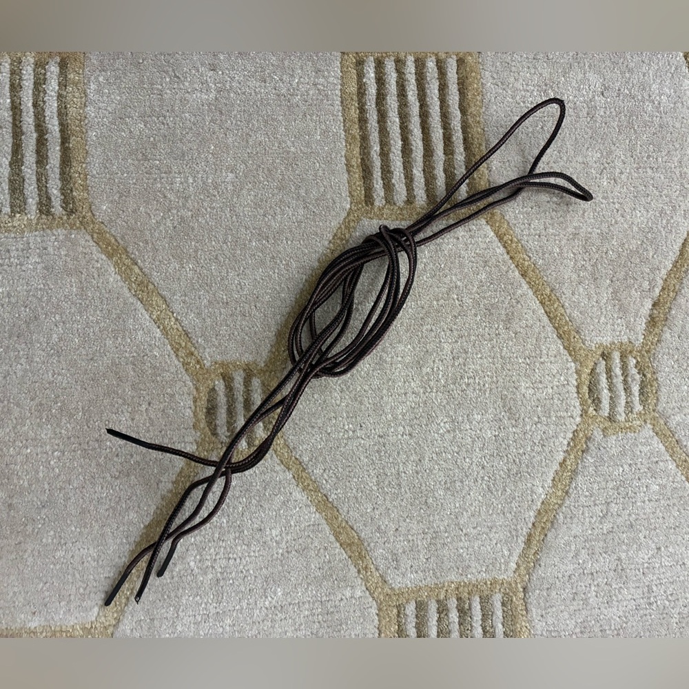 NWOT 48 Inch Brown/Black Shoe/Boot Laces Round